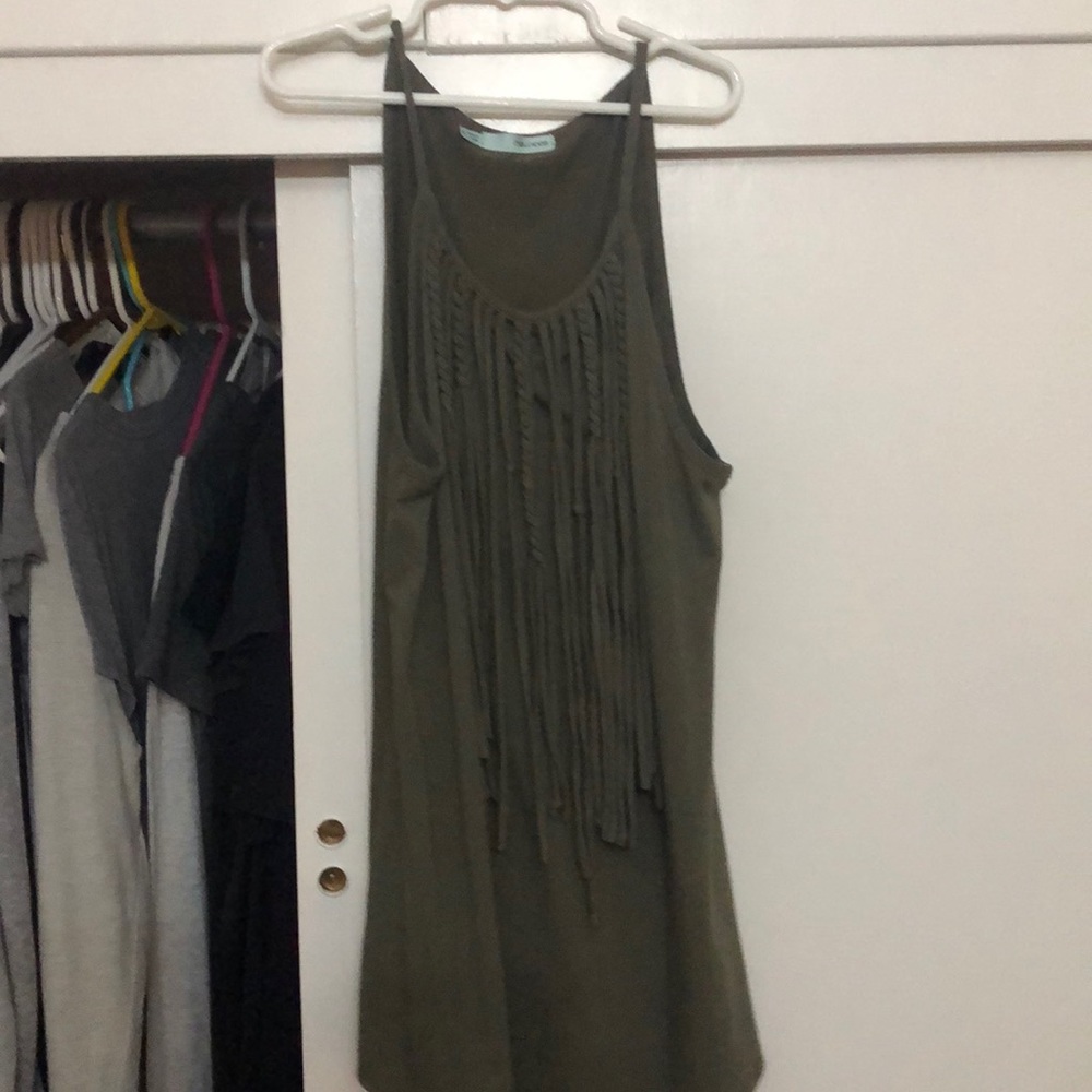 Tassled tank top